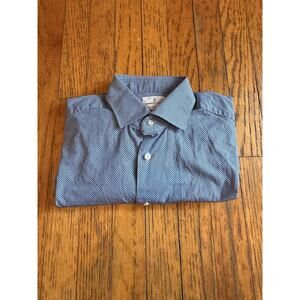 Emanuel Berg Shirt Mens Medium Modern Fit Button Down Poland Dress Casual Work